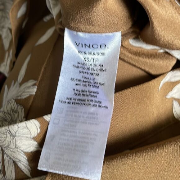 Vince Chrysanthemum Silk
Jumpsuit Women's Brown Xs New No Tags - Picture 6 of 6
